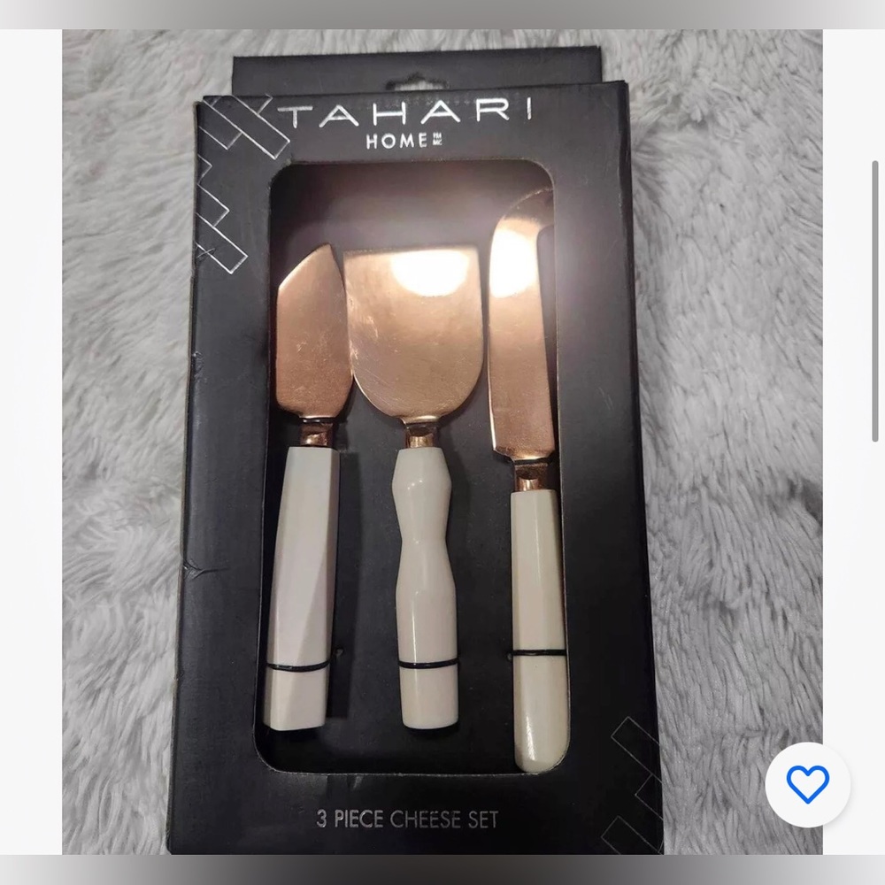 Tahari Home 3 Piece Cheese Knife Set